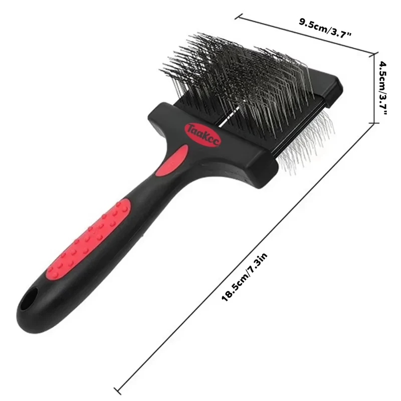 Brosse chien carde double
