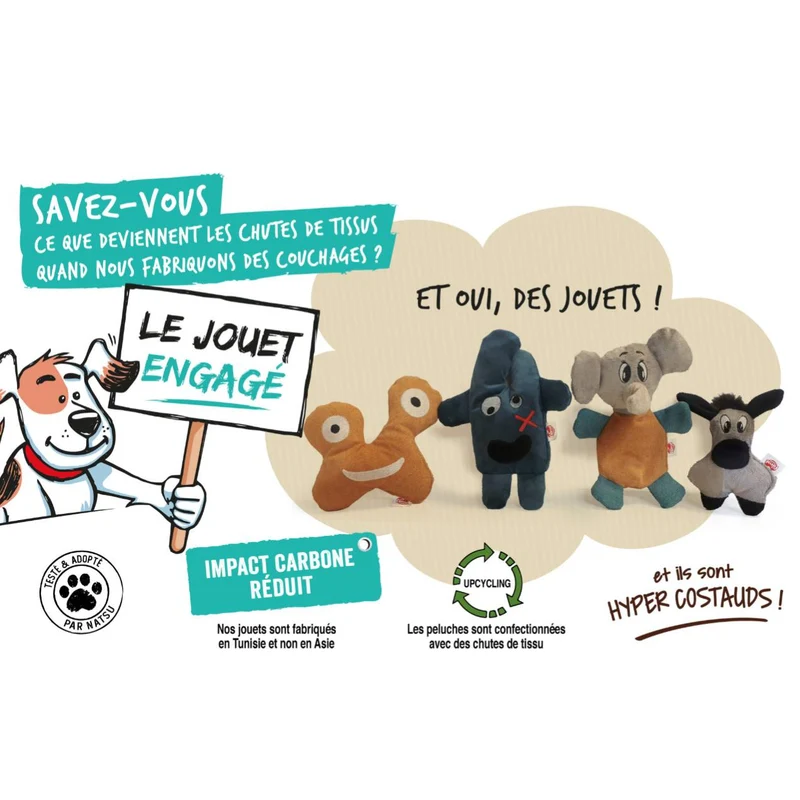 Jouet engagé Cheval pour Chien