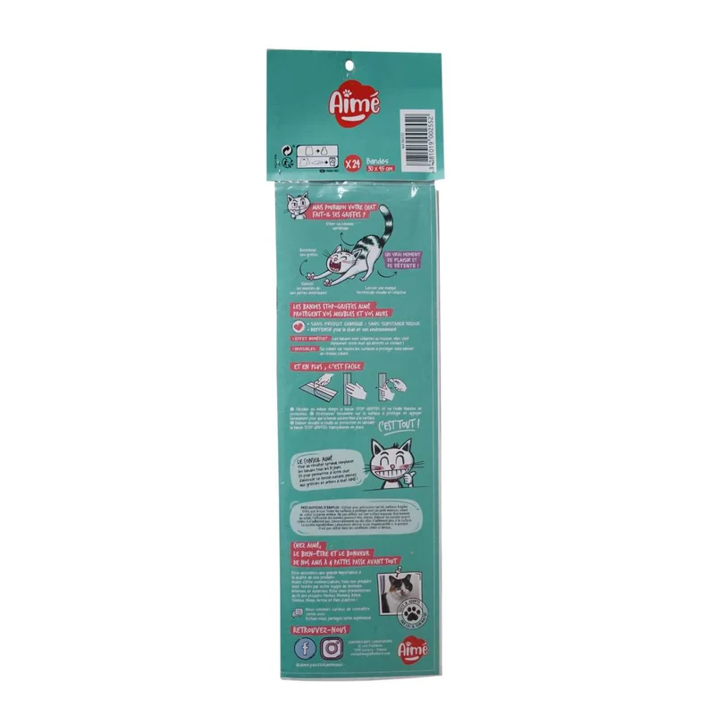 Bandes adhésives anti-griffes pour Chat