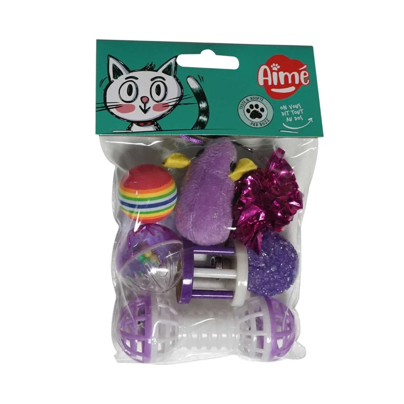 7 jouets mix pour Chat