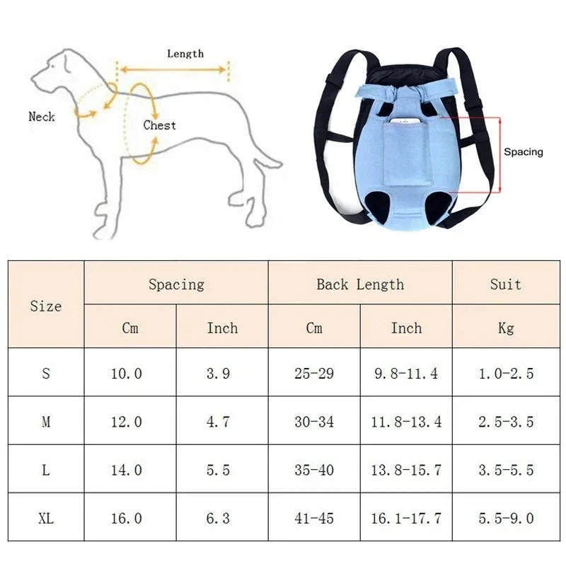 Sac à dos pour chien 7 kg