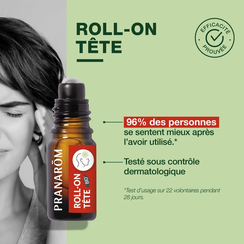 Roll-on maux de tête - Bio