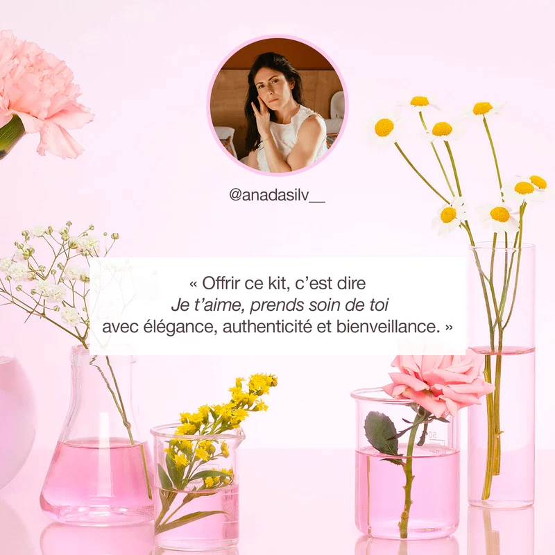 Coffret DIY Corps tonique à l'Immortelle et Rose musquée