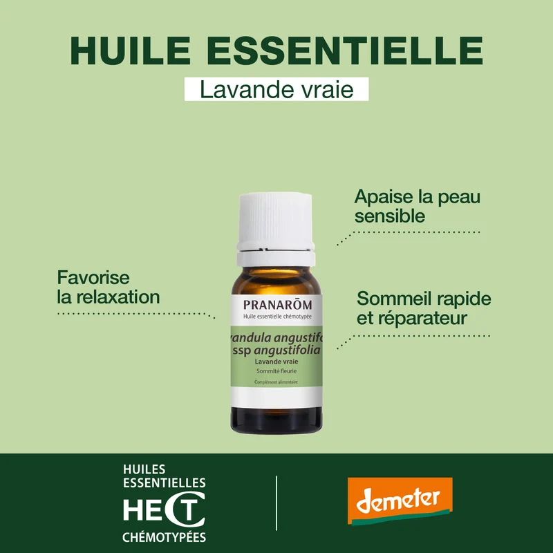 Huile essentielle de Lavande vraie Demeter - Bio Demeter