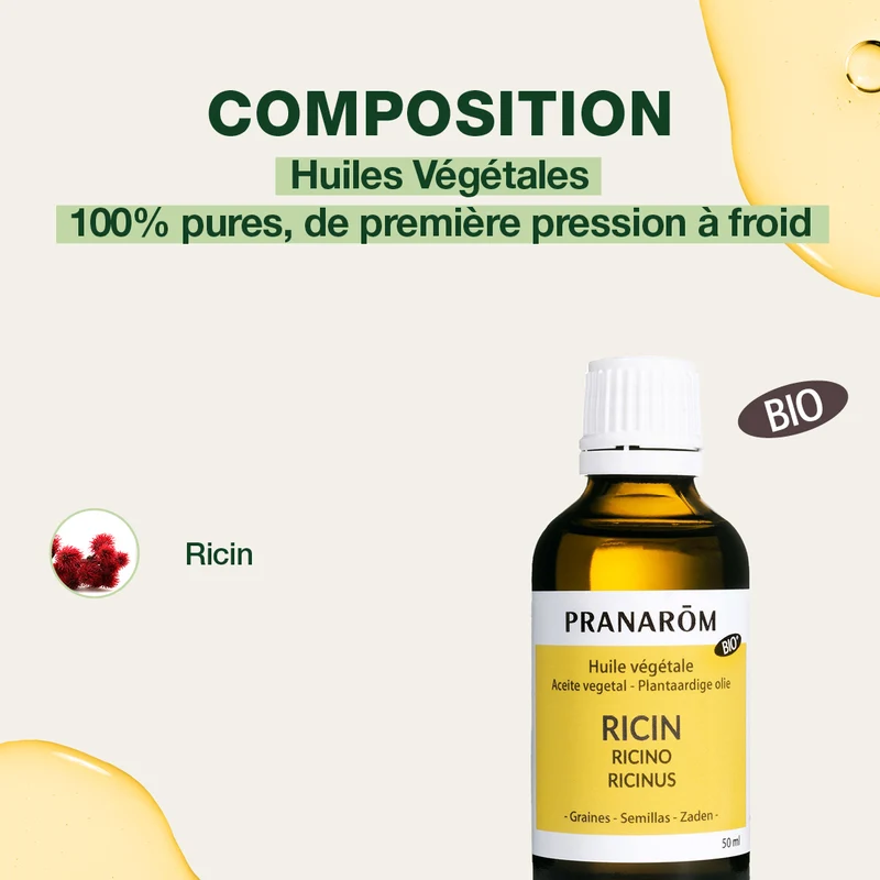 Huile Végétale de Ricin - Bio