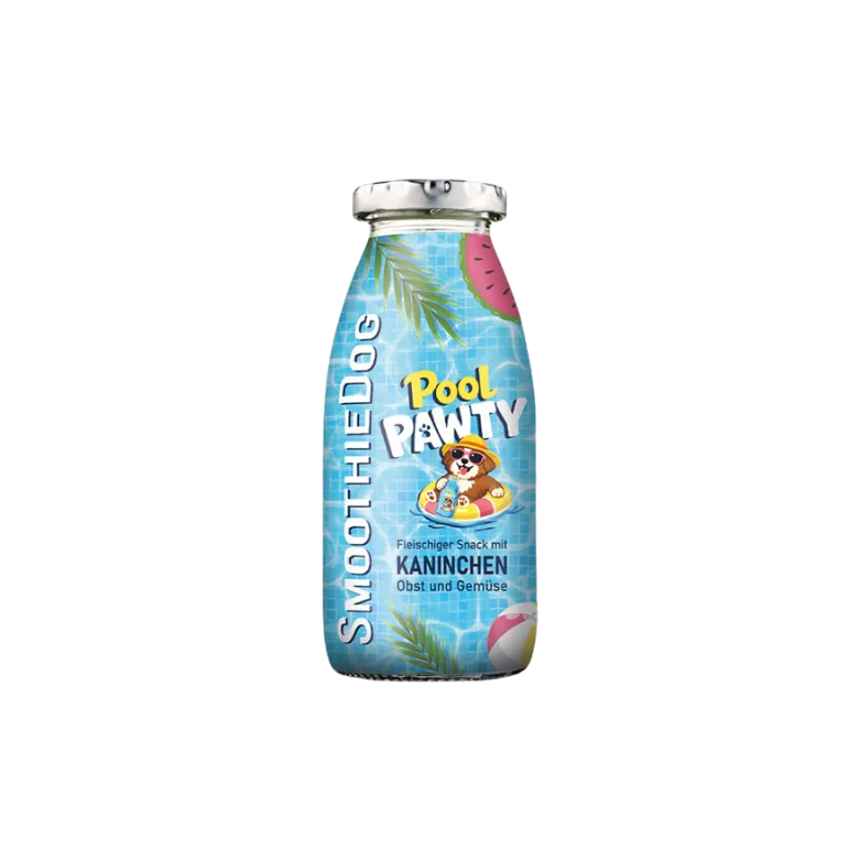 Smoothie pour chien - Lapin, fruits et légumes - Pool Pawty - SmoothieDog