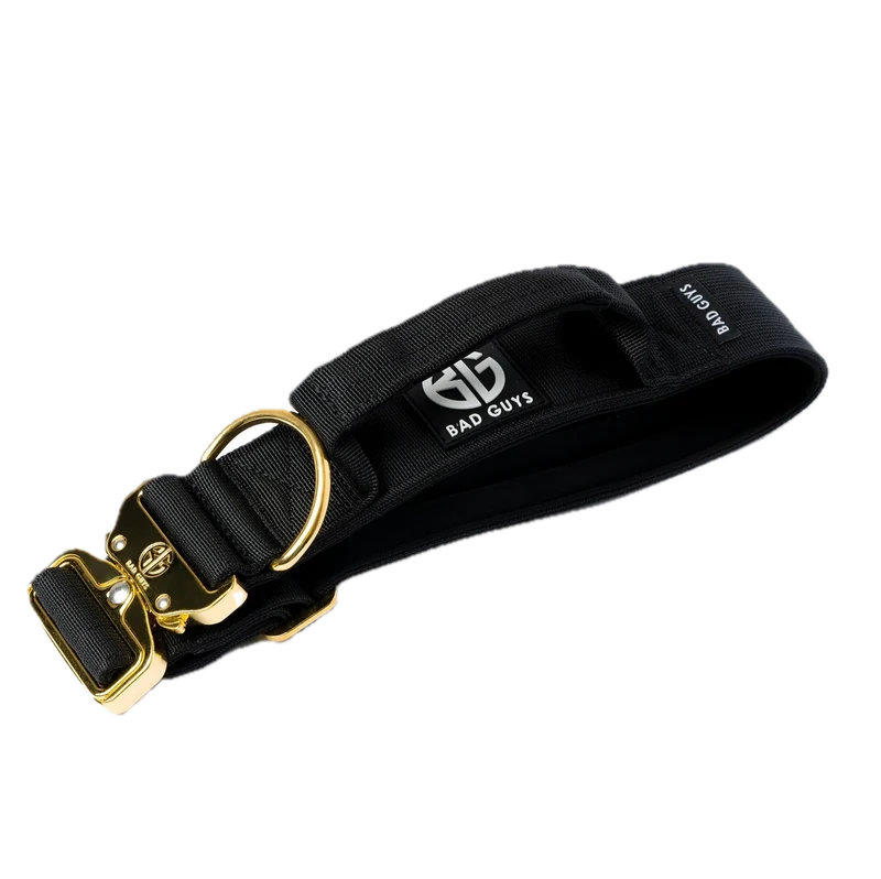 Collier Bad Guys - 5cm - Noir & Or