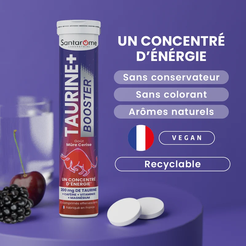 Taurine + Booster - 20 comprimés