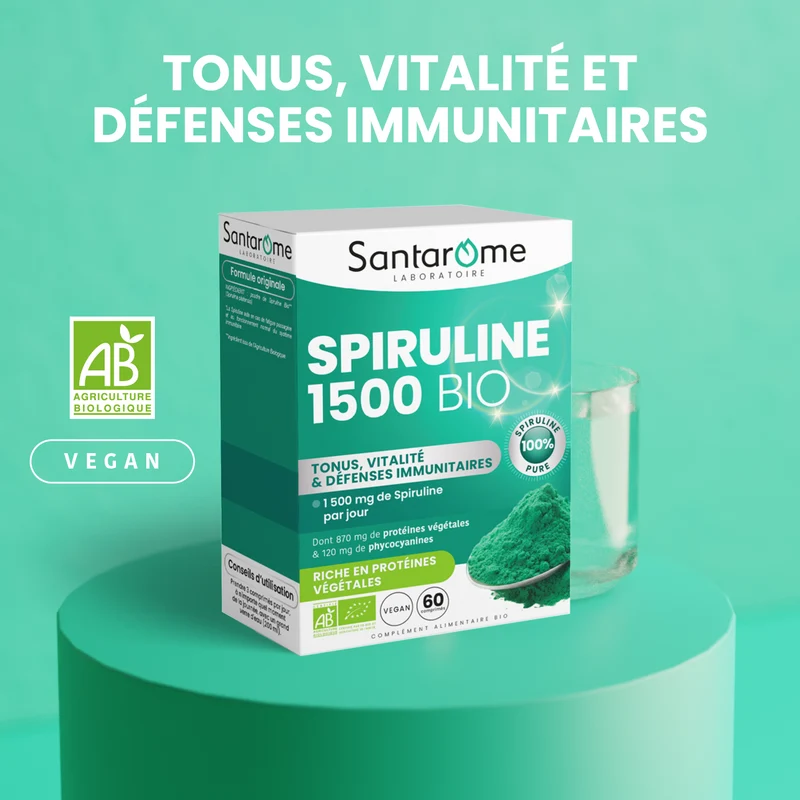 Spiruline Bio - 60 comprimés