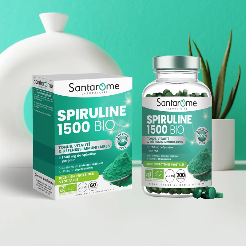 Spiruline Bio - 200 comprimés