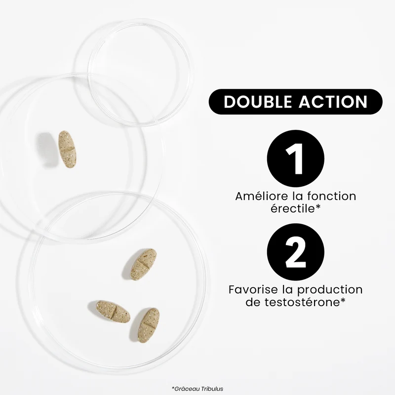 Maca 1500 Tribulus Ginseng Gingembre - 30 comprimés