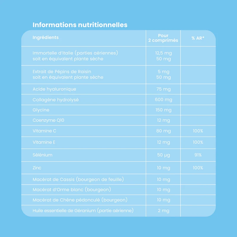 Sublime Peau Anti-Âge - 60 comprimés