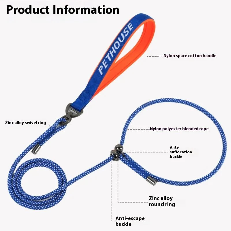 Laisse lasso chien qui tire