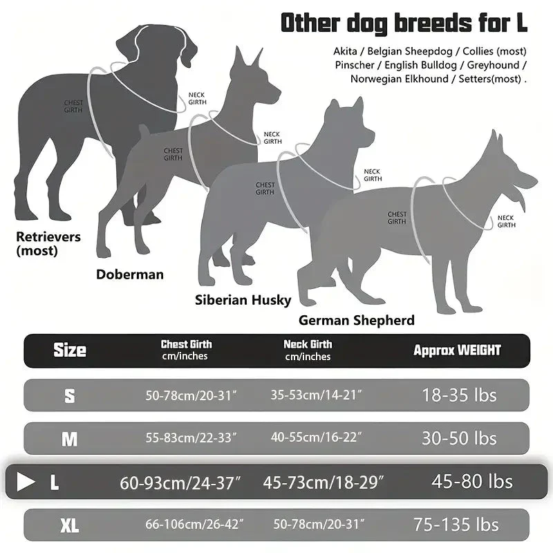 Harnais réfléchissant pour chien