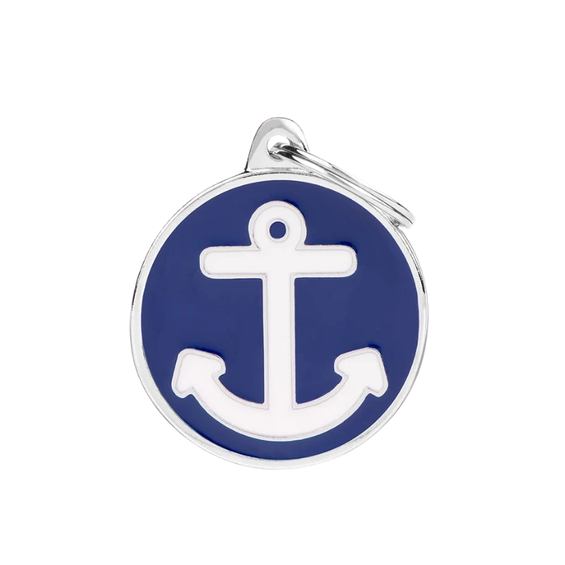 Médaille personnalisée - Charms Ancre - 32x37mm