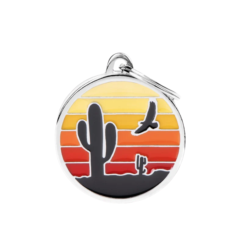 Médaille personnalisée - Charms Désert - 32x37mm