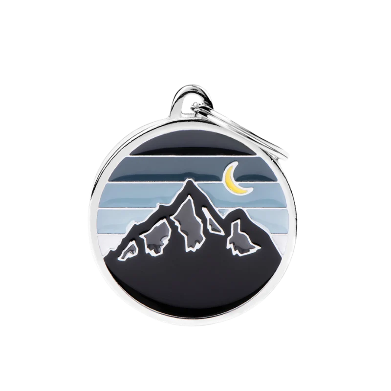 Médaille personnalisée - Charms Montagne - 32x37mm