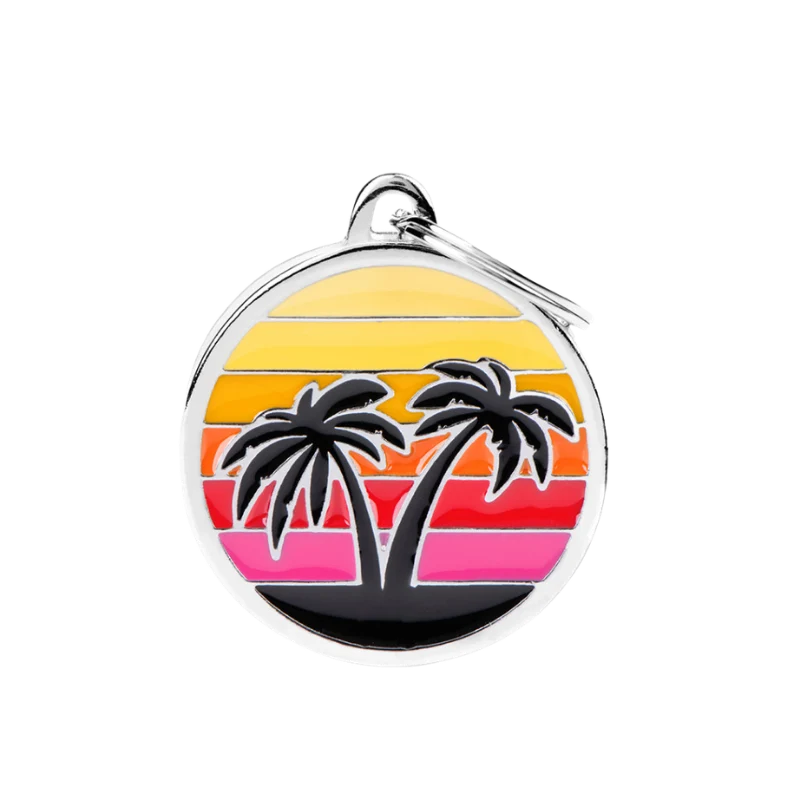 Médaille personnalisée - Charms Palmier - 32x37mm