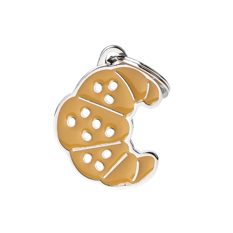 Médaille personnalisée - Food Croissant - 27x35mm