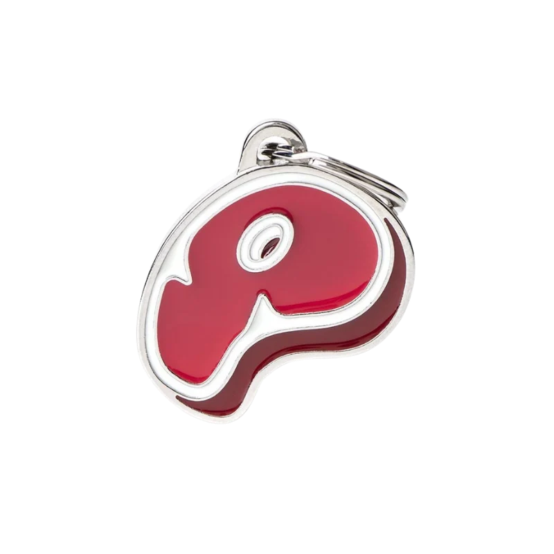 Médaille personnalisée - Food Steak - 32x33mm