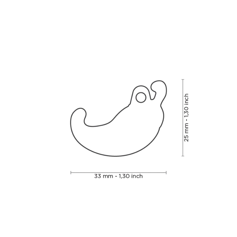 Médaille personnalisée - Food Piment - 33x25mm