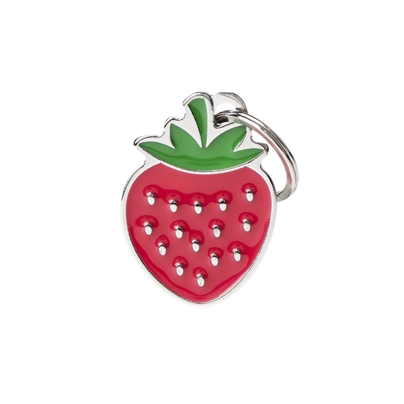 Médaille personnalisée - Food Fraise - 24x34mm