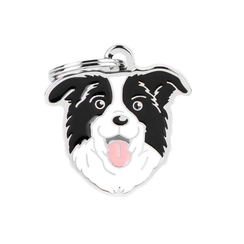 Médaille personnalisée - Border Collie - 30x32mm