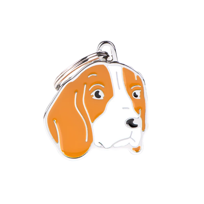 Médaille personnalisée - Beagle - 27x30mm