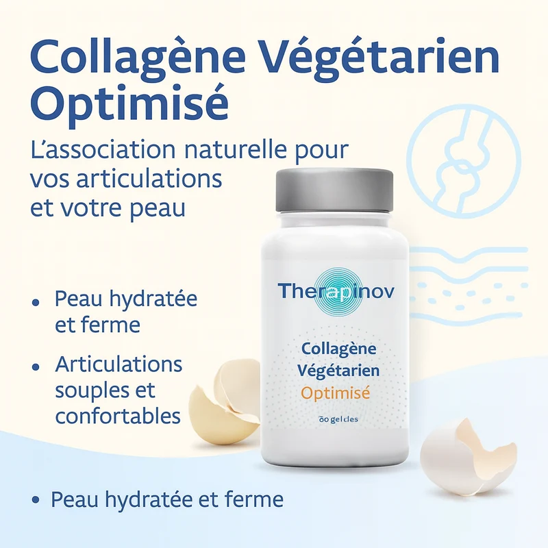 Collagène Végétarien en Gélule + Vitamine C : Peau & Articulations