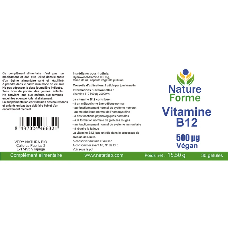 Vitamine B12 : Immunité & Système nerveux
