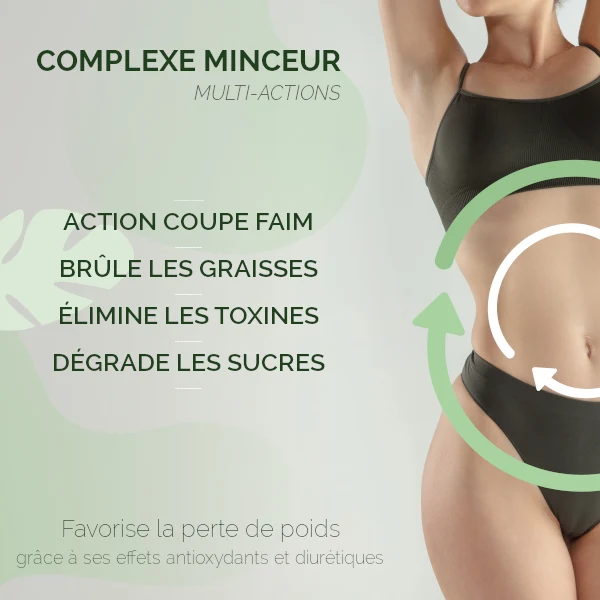 Complexe Minceur (Guarana + Thé Vert) : Perte de poids & Vitalité