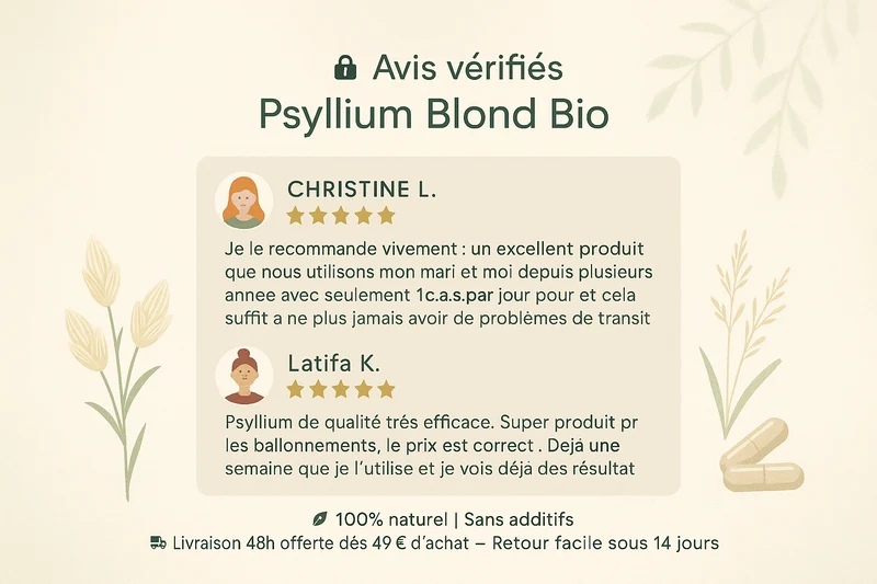 Psyllium Blond Bio : Digestion & Transit