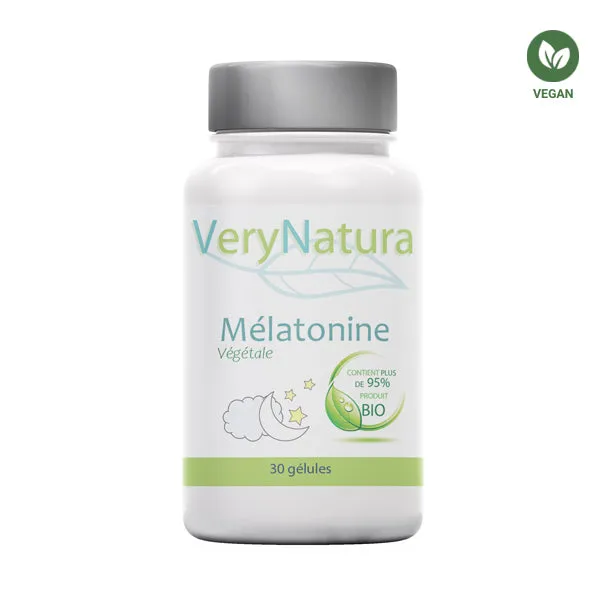 Mélatonine Végétale 95% de produits Bio : Sommeil & Stress