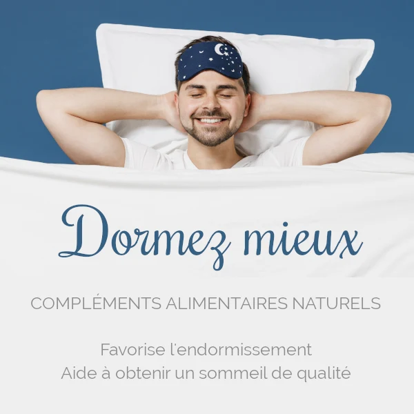Mélatonine Végétale 95% de produits Bio : Sommeil & Stress
