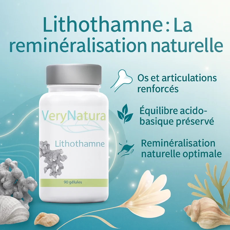 Lithothamne pur – Votre apport de calcium naturel pour des Os et Articulations en Santé