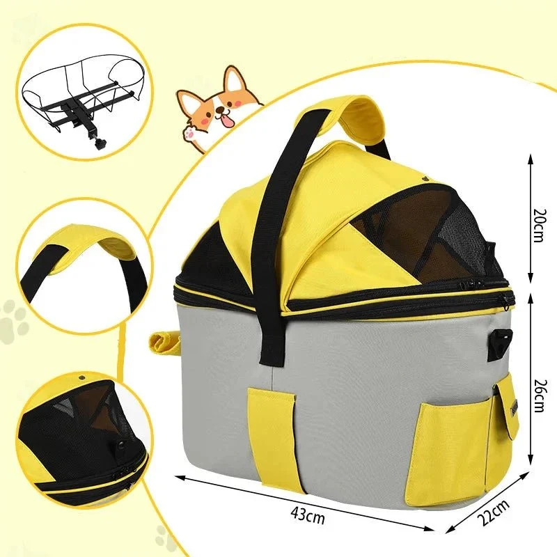 Panier vélo pour chien 12 kg
