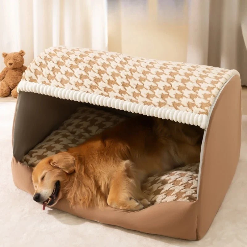 Panier avec toit pour chien
