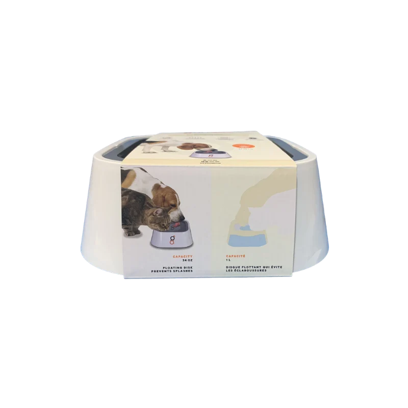 Gamelle anti-éclaboussure - chien et chat