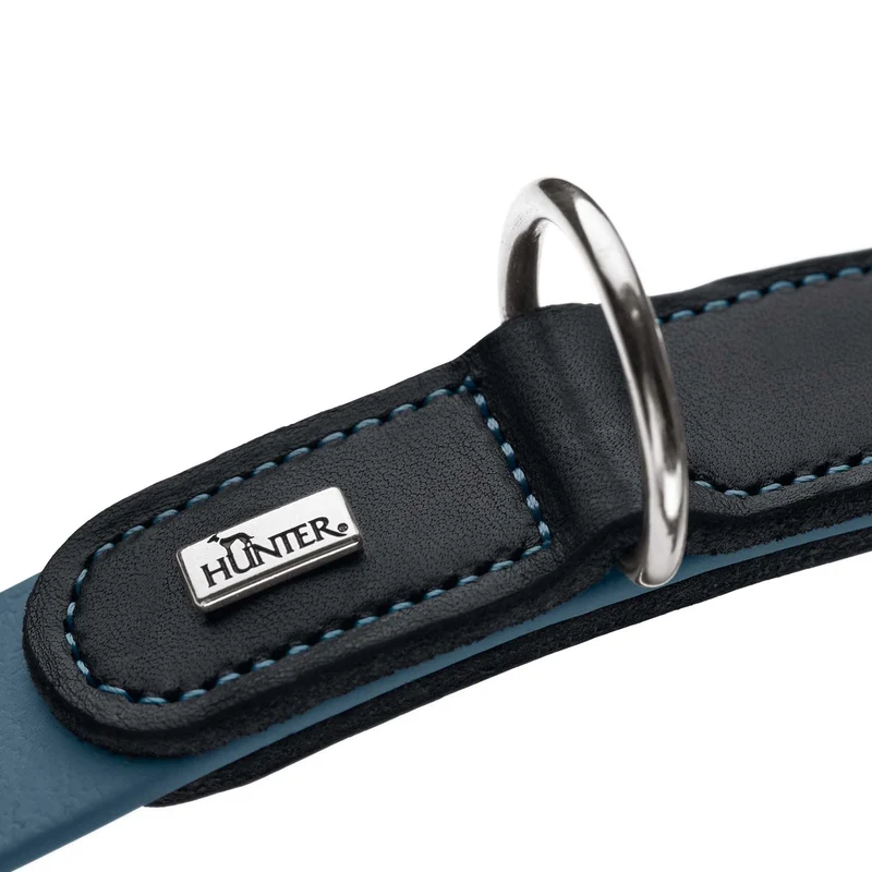 Halsung Wolmar BioThane® x Leder Alu-Strong