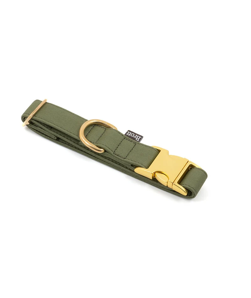 Collar perro Essence Green Musk gold