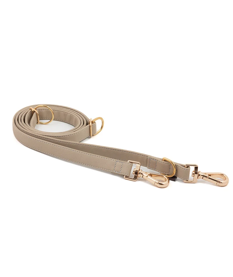 Correa perro Essence Taupe gold