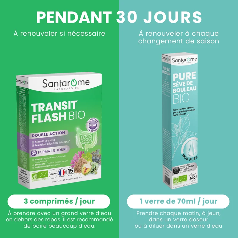 Pack Détox & Transit Flash Bio