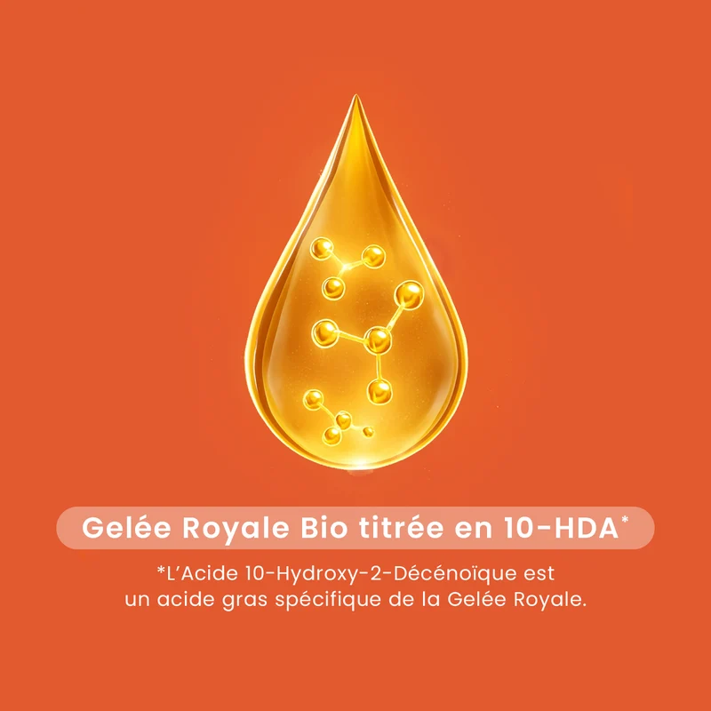 Gelée Royale 4000 Bio - 10 ampoules