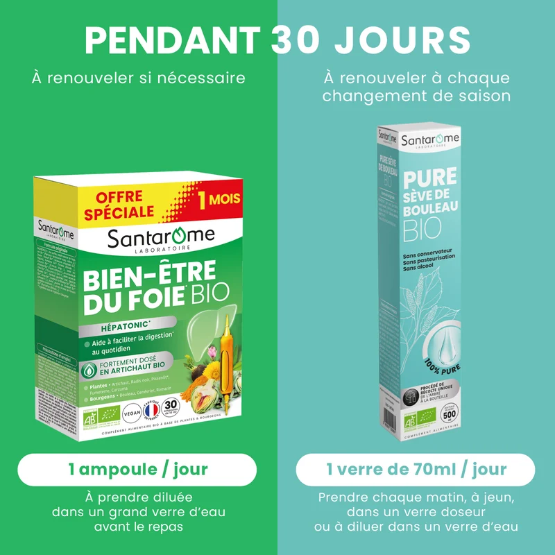 Pack Détox du Foie - 30 ampoules
