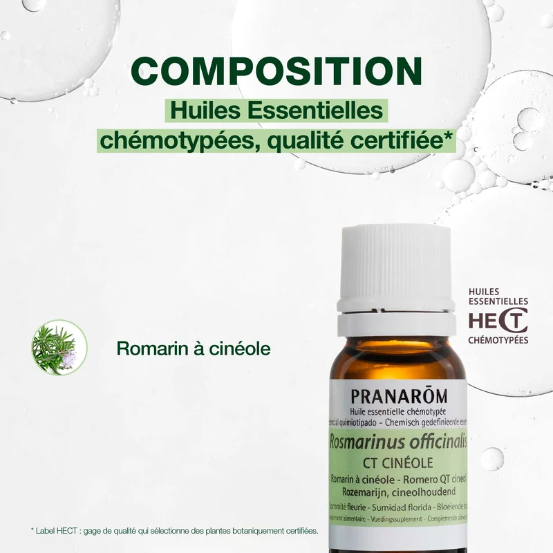 Huile Essentielle de Romarin à cinéole