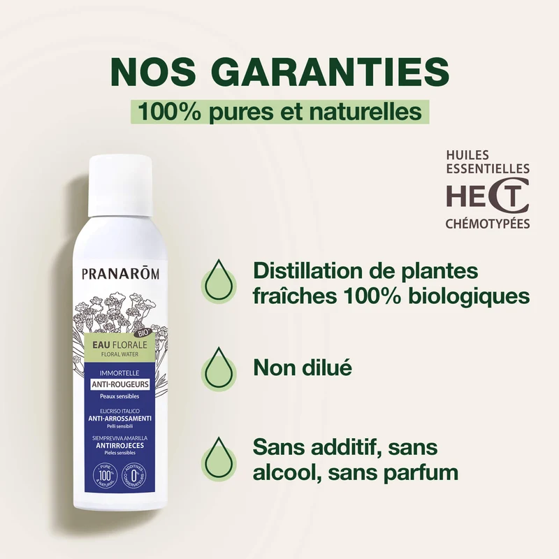 Eau florale d'Immortelle (Hélichryse) - Bio