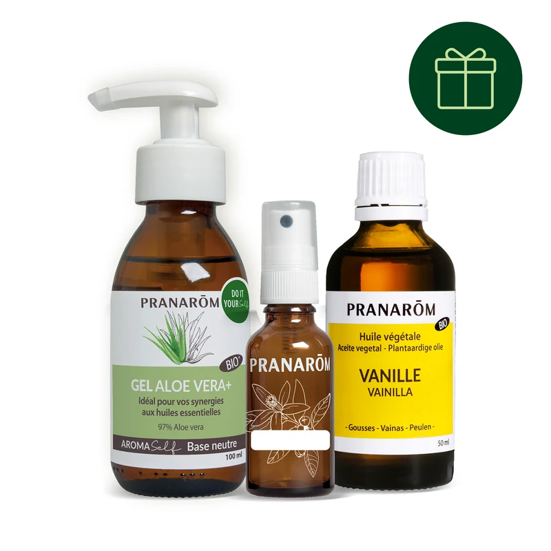 Soin protecteur cheveux - trousse et flacon spray offerts