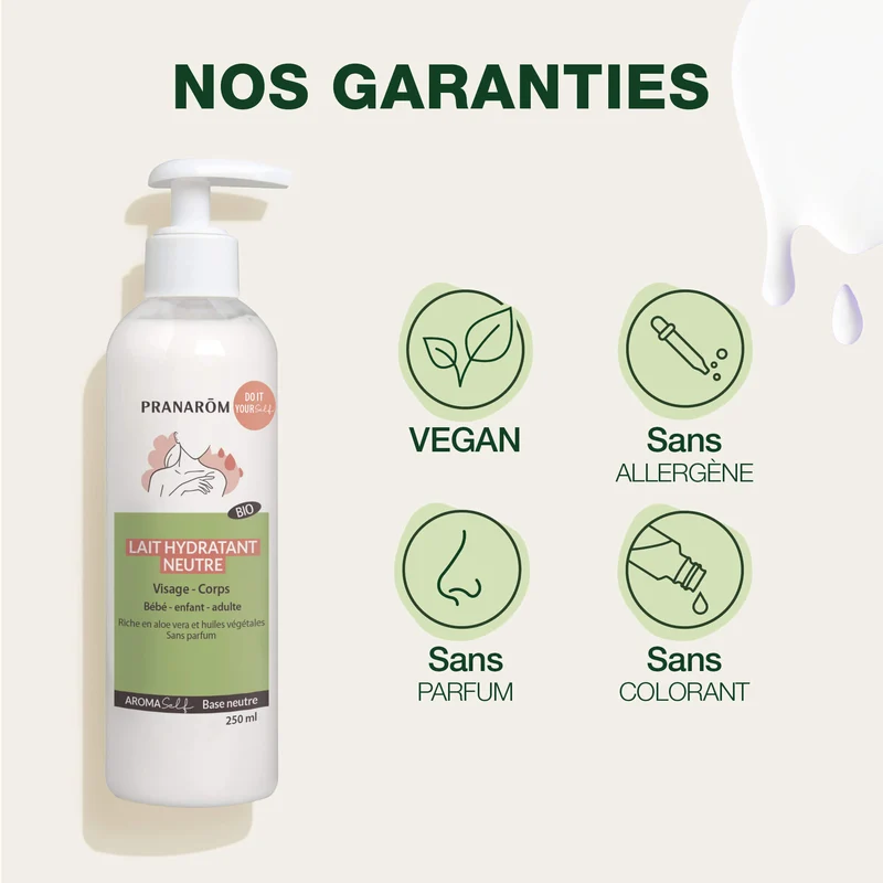 Lait hydratant neutre - Bio
