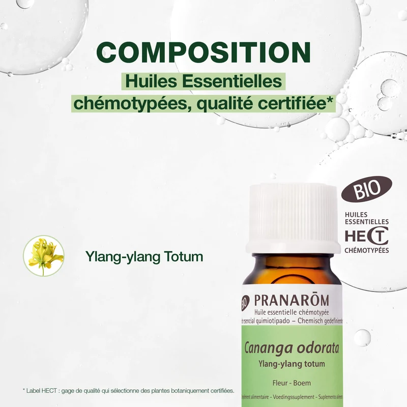 Huile Essentielle d'Ylang-ylang totum - Bio