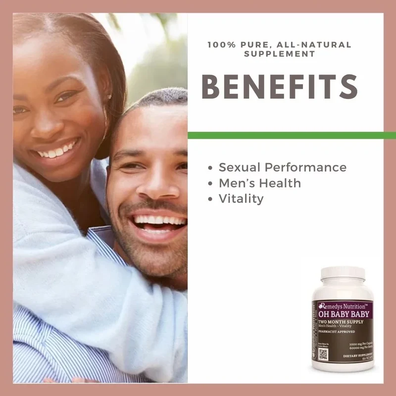 Oh Baby Baby™ 1000 mg, 60 capsules végétaliennes